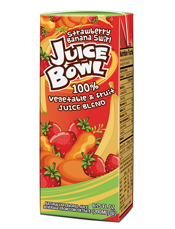 Juice Bowl Strawberry Banana Swirl